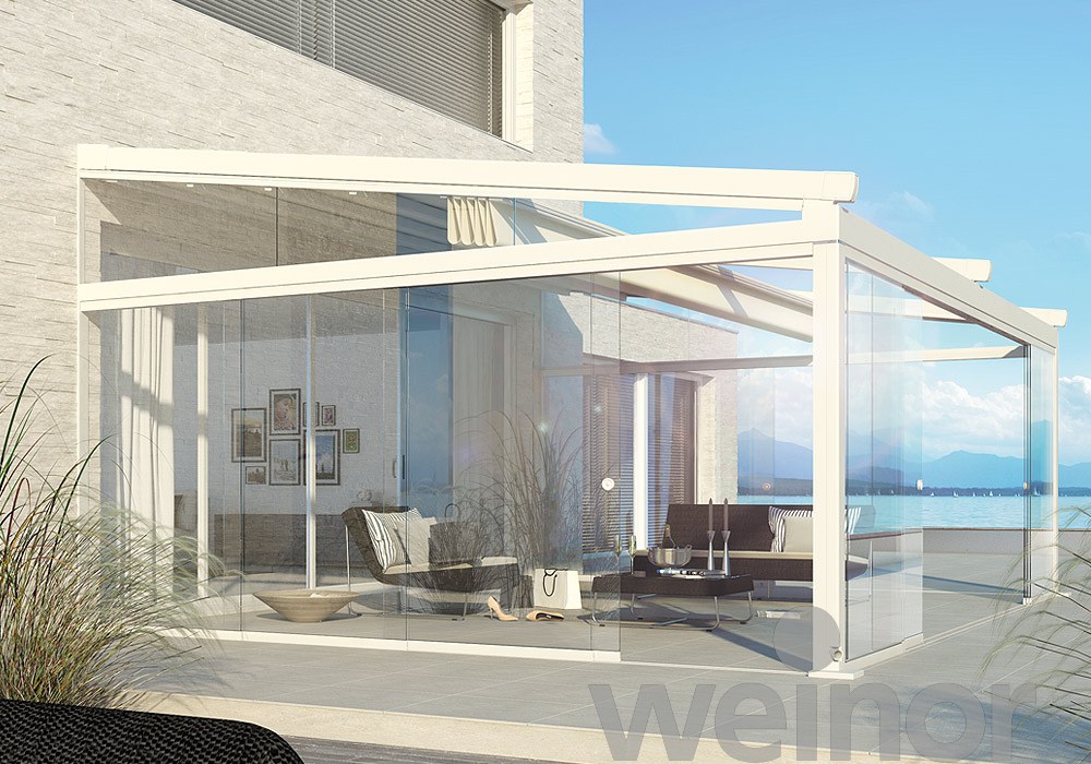 Terrassenfaltdach Weinor Pergotex II - EcoWintergärten