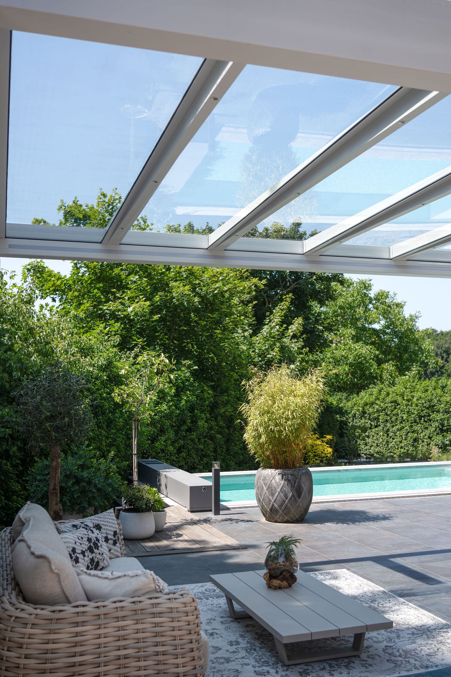 Ecocube freistehende Terrassenübedachung